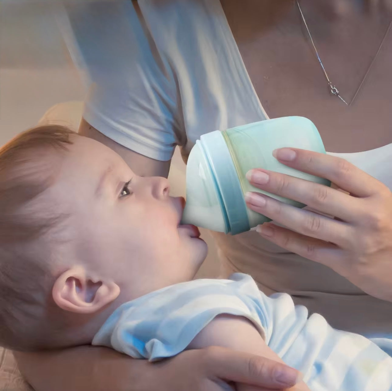 Biberon Anti-Colique PPSU – Tétine Imitation Sein | Alyanna Baby