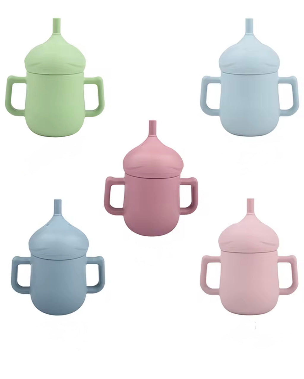 Gobelet d’Apprentissage en Silicone – Anti-Renversement | Alyanna Baby